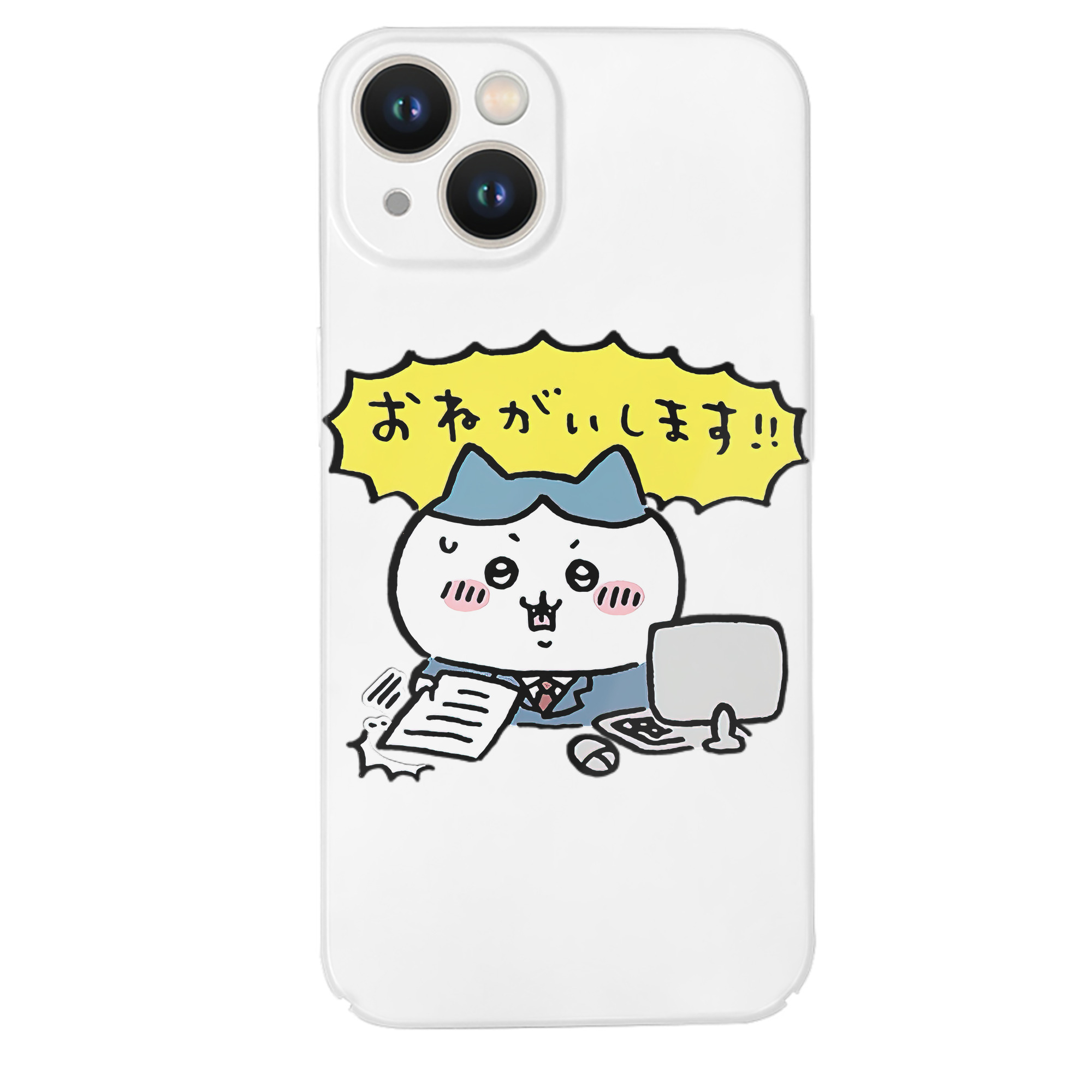 （画像用） ちいかわ ハチワレ Chii-kawa hachiware 【iPhone 14シリーズ対応】ハードケース
